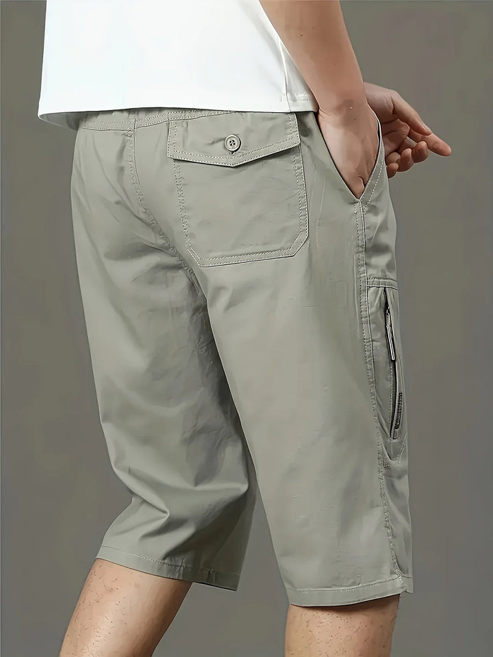Stepan - Pantalones Cortos Carga Transpirables y Con Múltiples Bolsillos