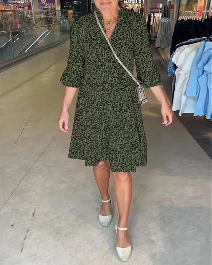 Siobhan - Vestido Con Estampado De Deopardo