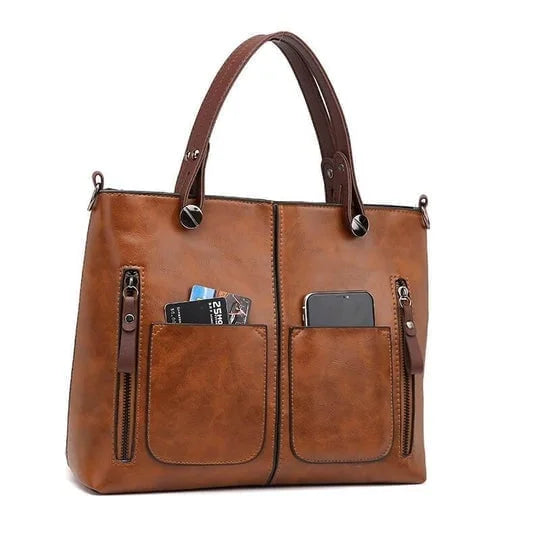 Britney - Elegante De Piel Hombro Bolso