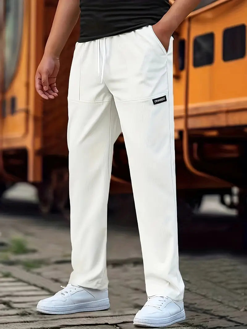Travys - Pantalones Deportivos Informales Con Bolsillos