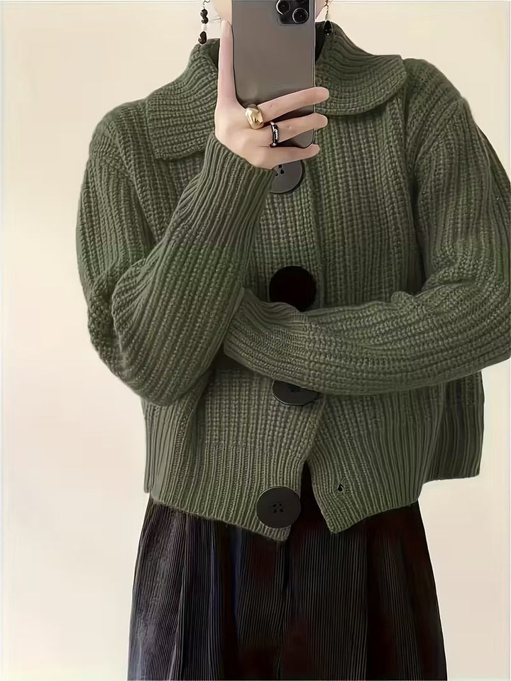 Agnetha - Jersey De Punto Con Botones Grandes