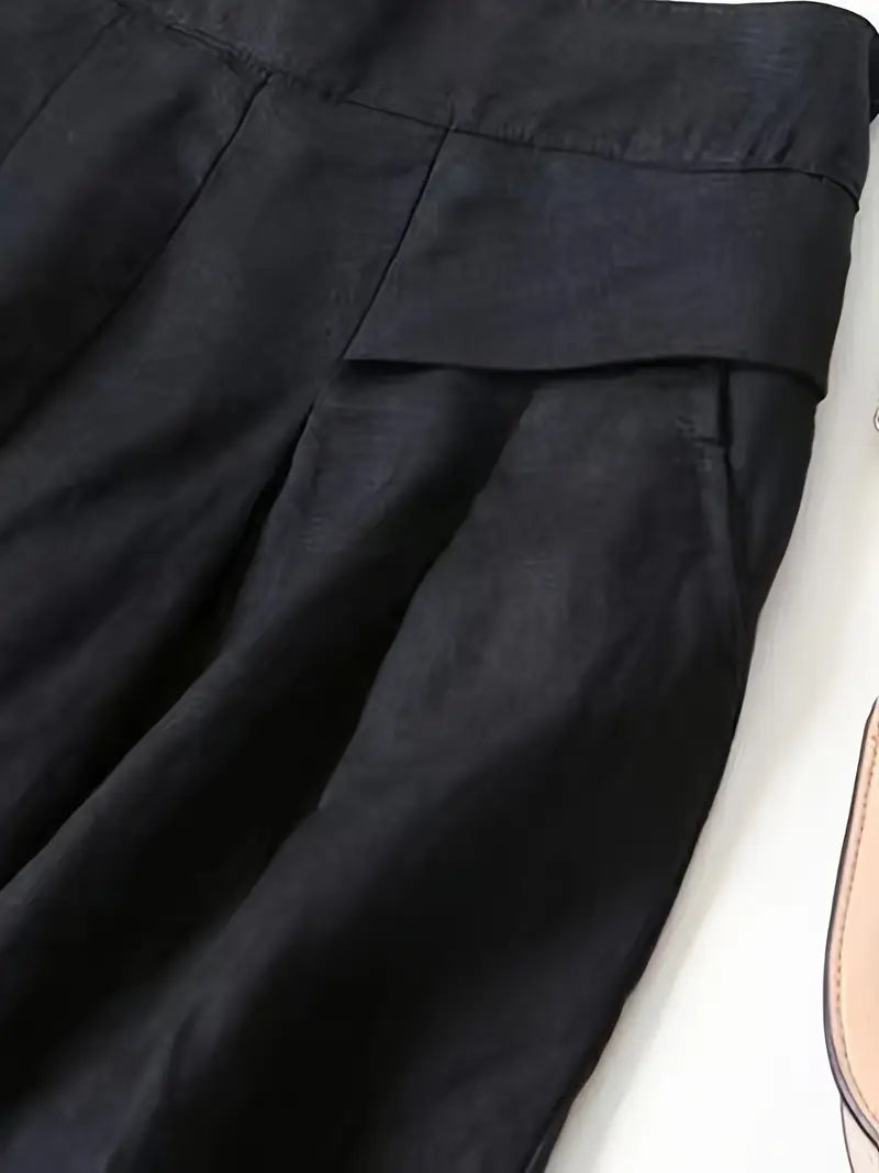 Anina - Pantalón Ancho De Lino