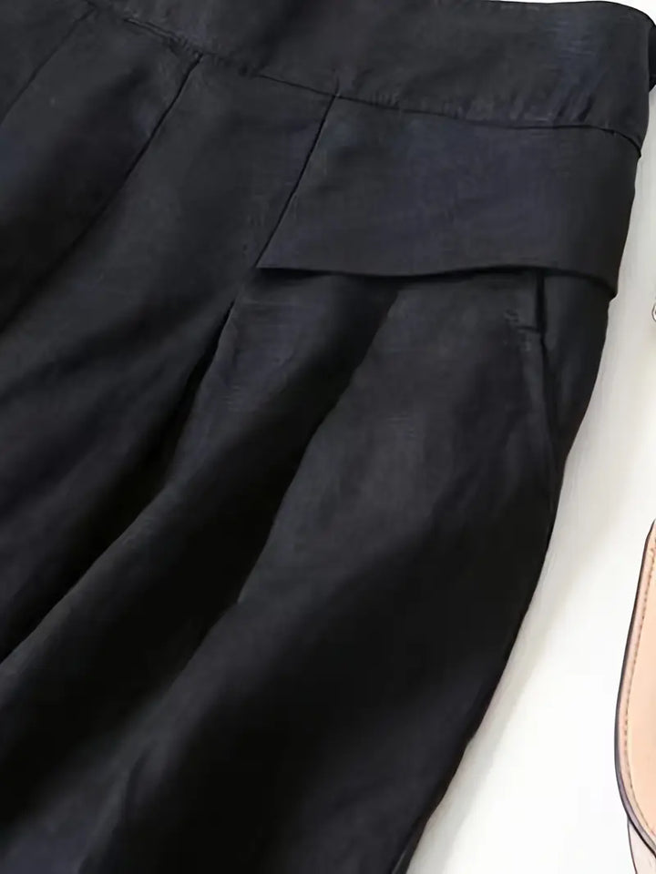 Anina - Pantalón Ancho De Lino