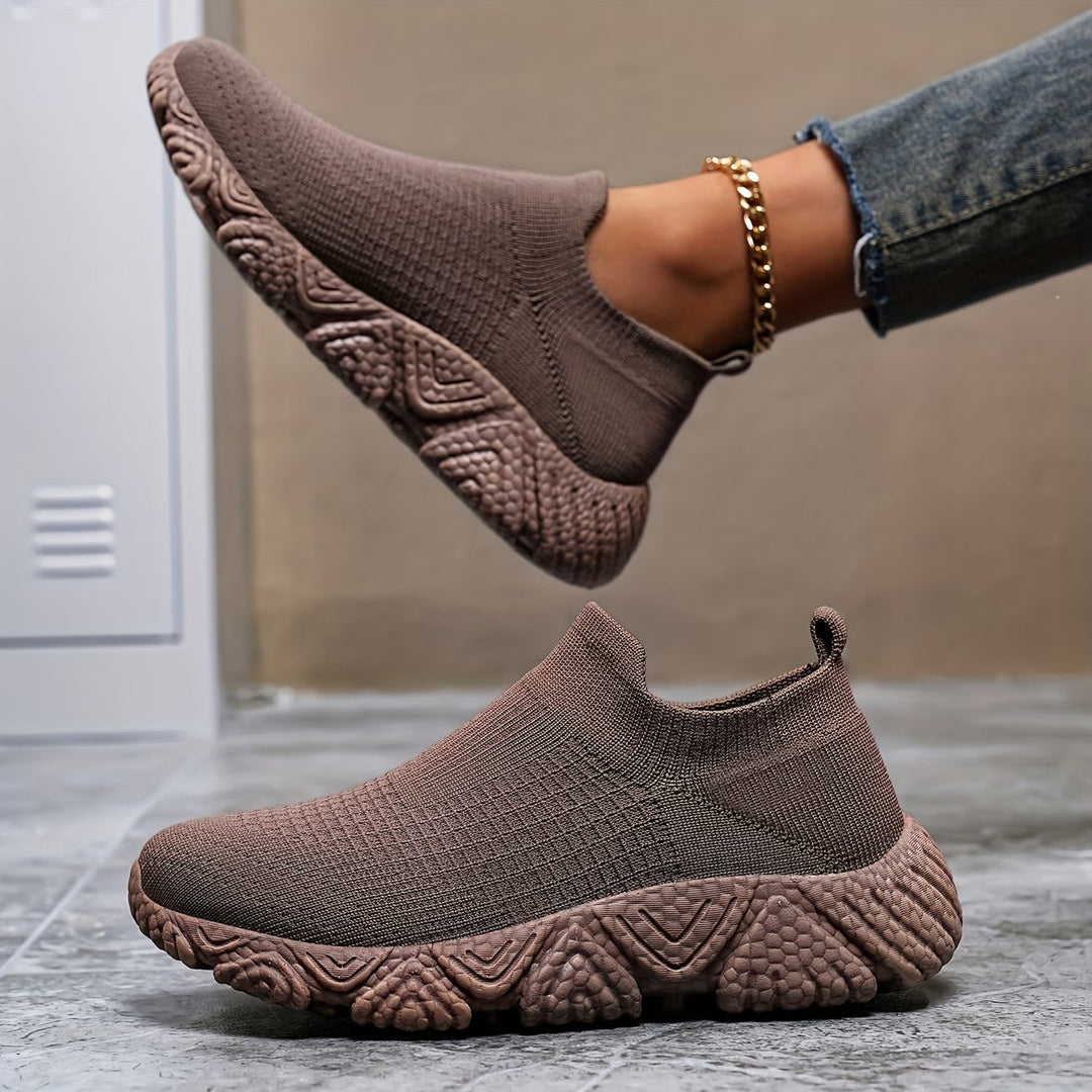 Elisha - Zapatos De Punto Con Suela Gruesa