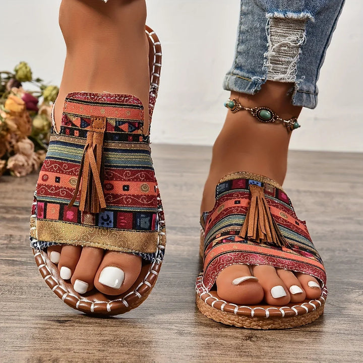 Leena - Sandalias Ortopédicas Planas y Cómodas