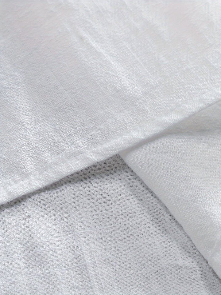 Tejada - Camisa Informal De Algodón Con Bolsillo