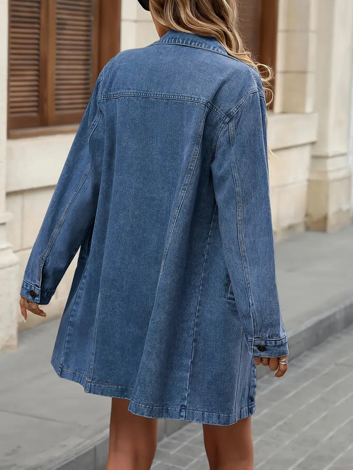 Tacie - Chaqueta Vaquera Con Bolsillos Delanteros