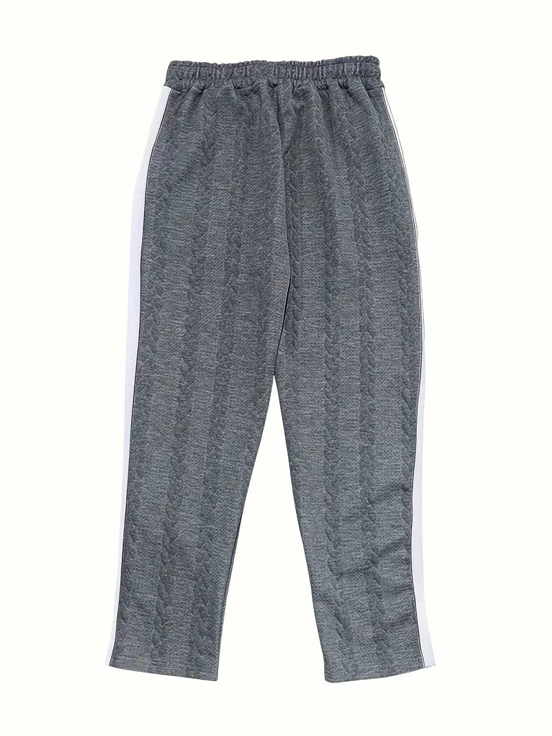 Jonass - Pantalones Anchos De Punto Con Botones Laterales