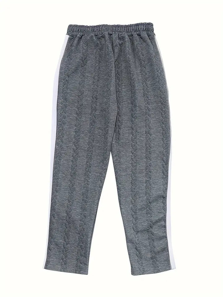 Jonass - Pantalones Anchos De Punto Con Botones Laterales