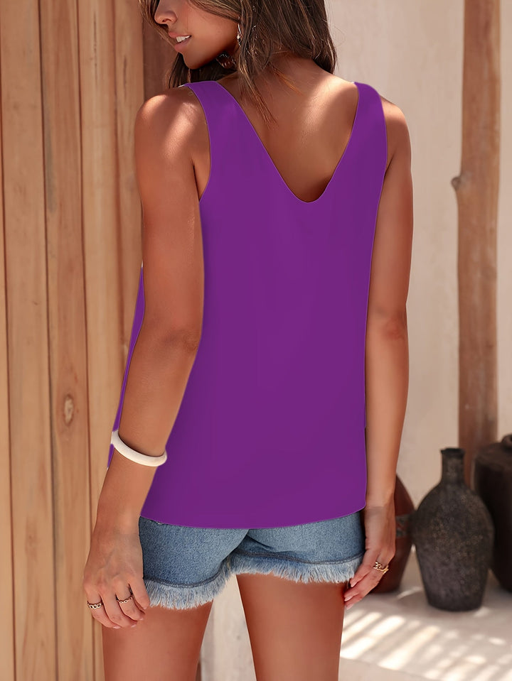 Ulyana -  Elegante Blusa Con Cuello En V