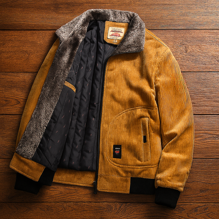 Broja - Chaqueta Informal De Pana Con Cremallera