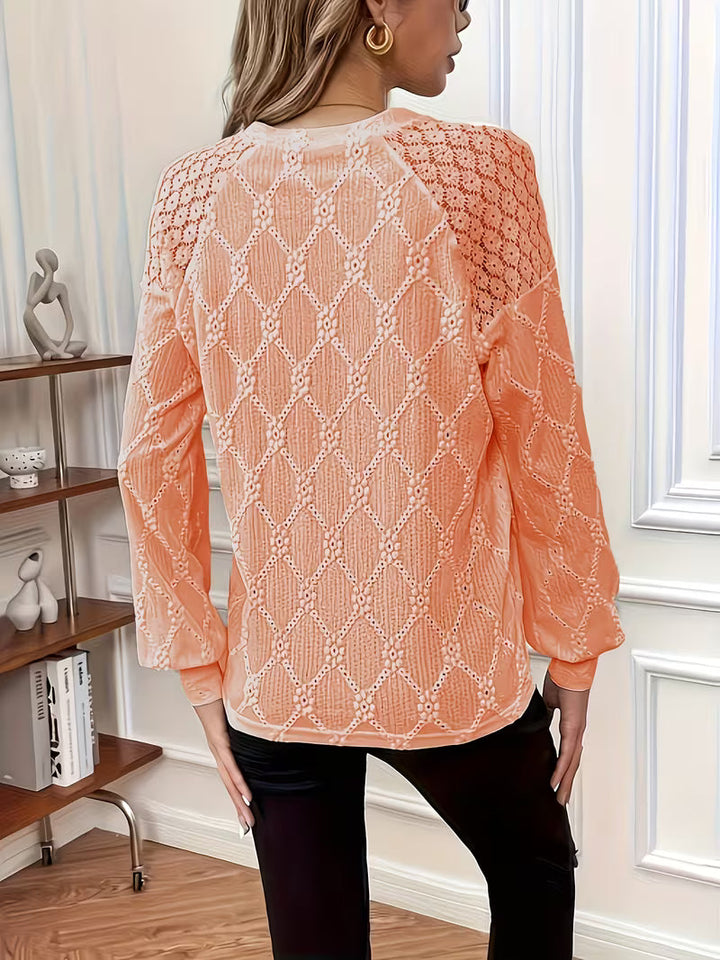 Carys - Blusa Estampada Con Mangas Largas