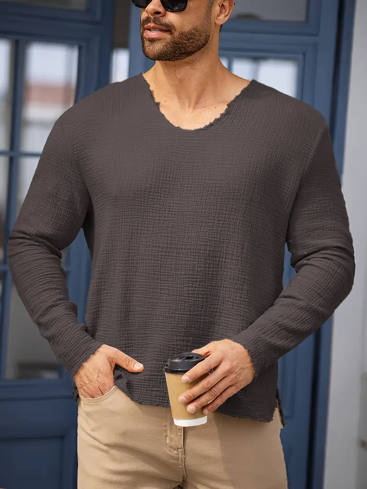 Benson - Camisa De Manga Larga De Verano a La Moda