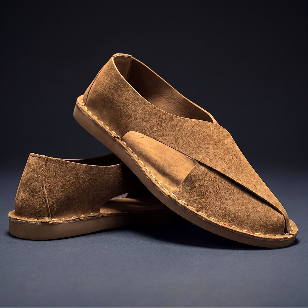 Jasprit - Elegantes Zapatillas Tipo Mule De Ante