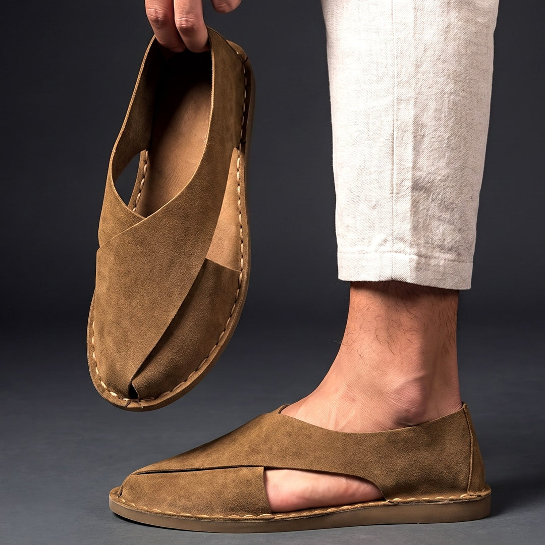 Jasprit - Elegantes Zapatillas Tipo Mule De Ante