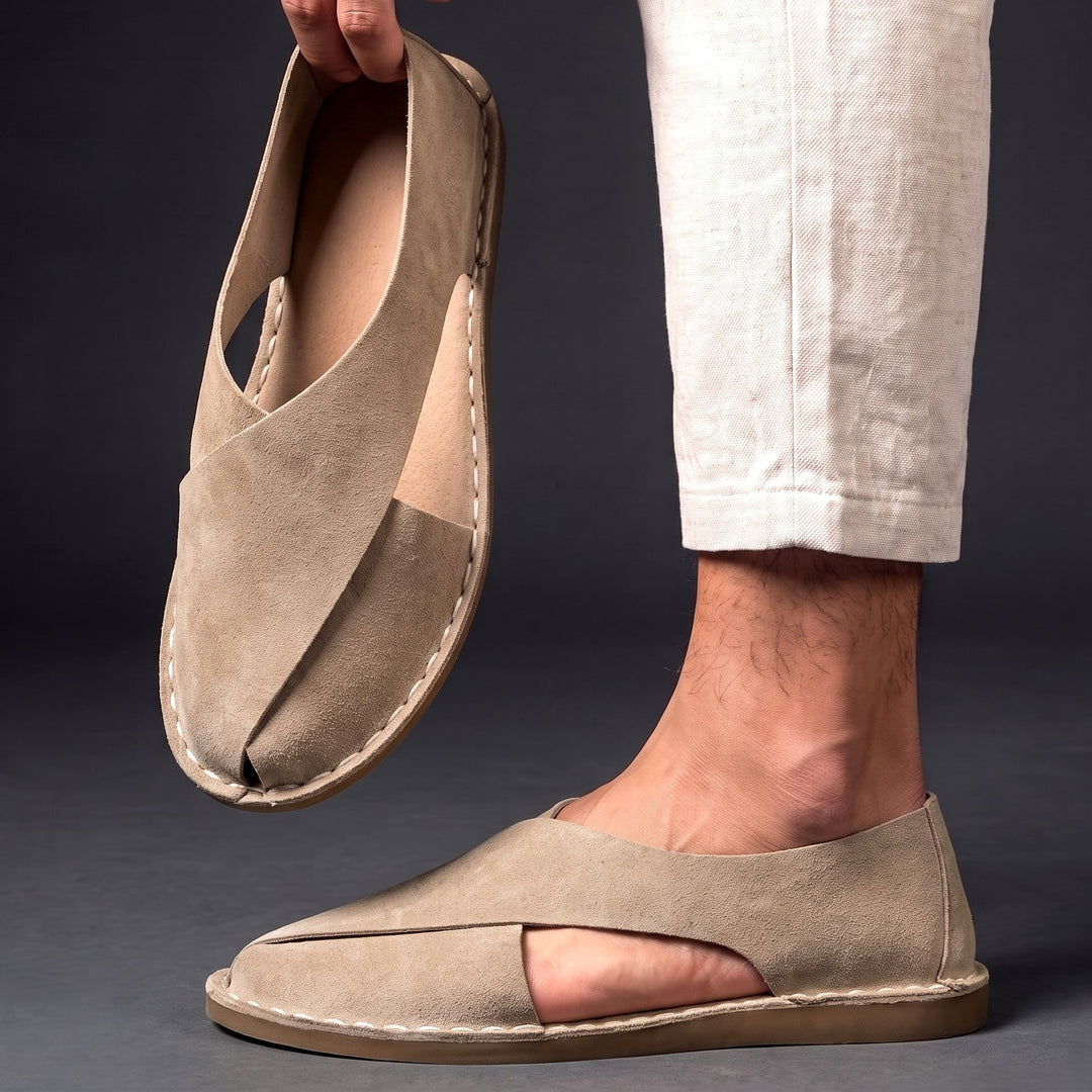 Jasprit - Elegantes Zapatillas Tipo Mule De Ante