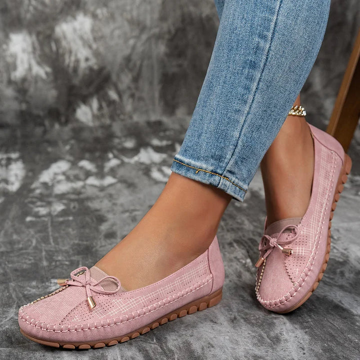 Rofia - Mocasines Casuales Antideslizantes De Cuero