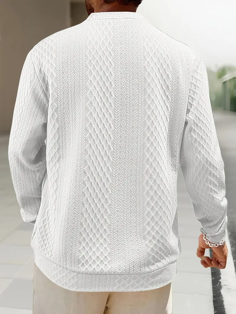 Warriner - Sudadera De Manga Larga Con Estampado Geométrico