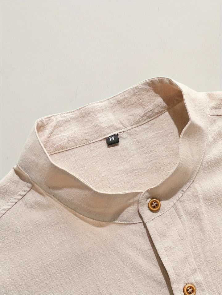 Tejada - Camisa Informal De Algodón Con Bolsillo