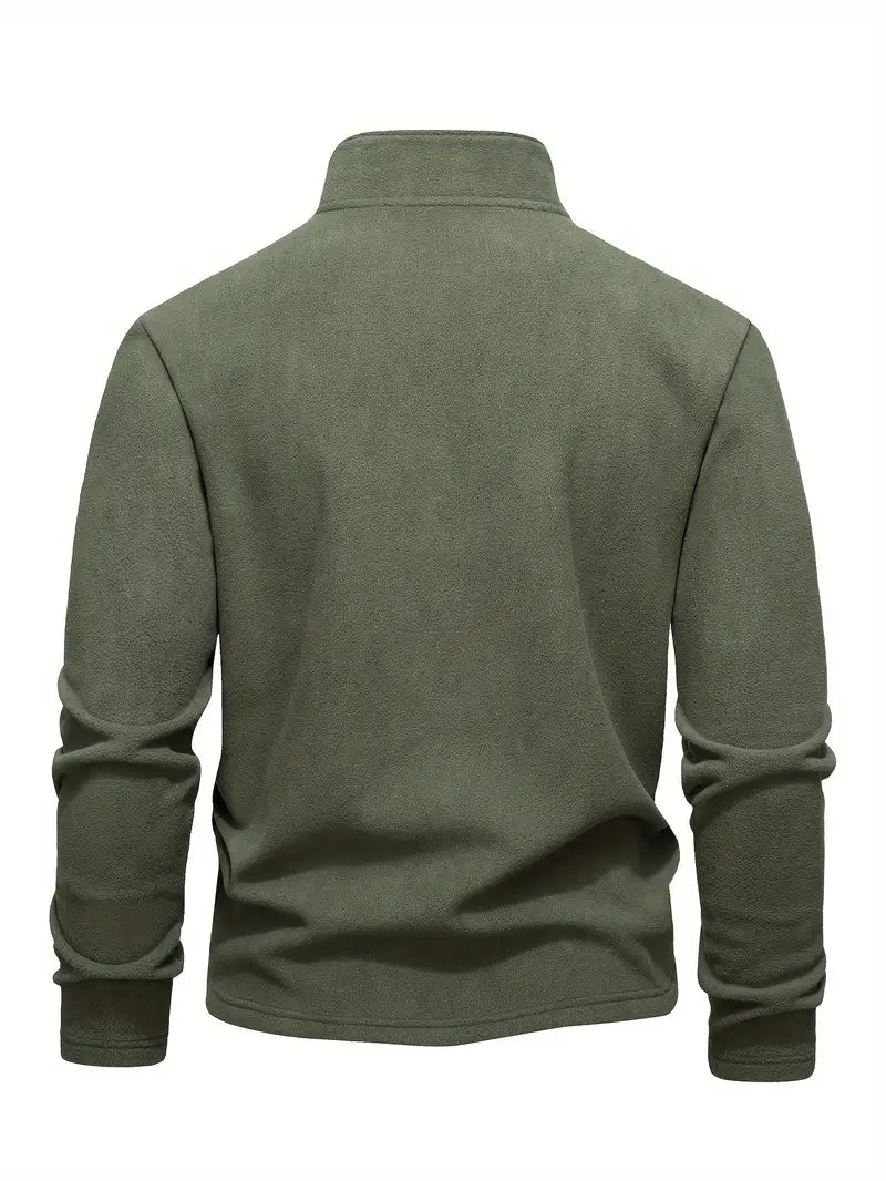 Lamar - Sudadera De Manga Larga Con Media Cremallera