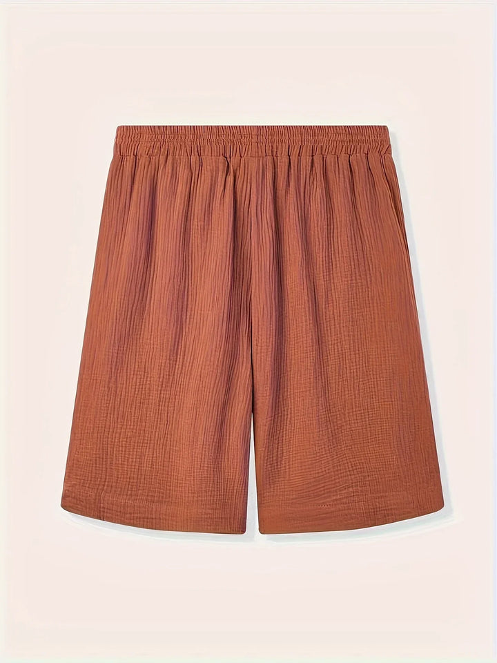 Bancroft - Elegantes Pantalones Cortos Holgados Con Bolsillos