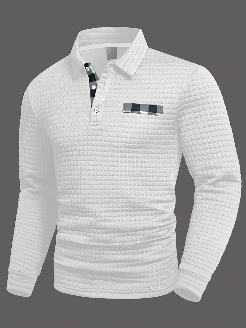 Hughes - Camisa Informal De Punto Grueso Con Botones