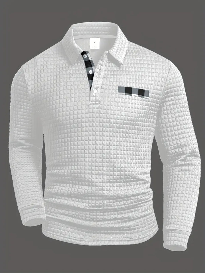 Hughes - Camisa Informal De Punto Grueso Con Botones