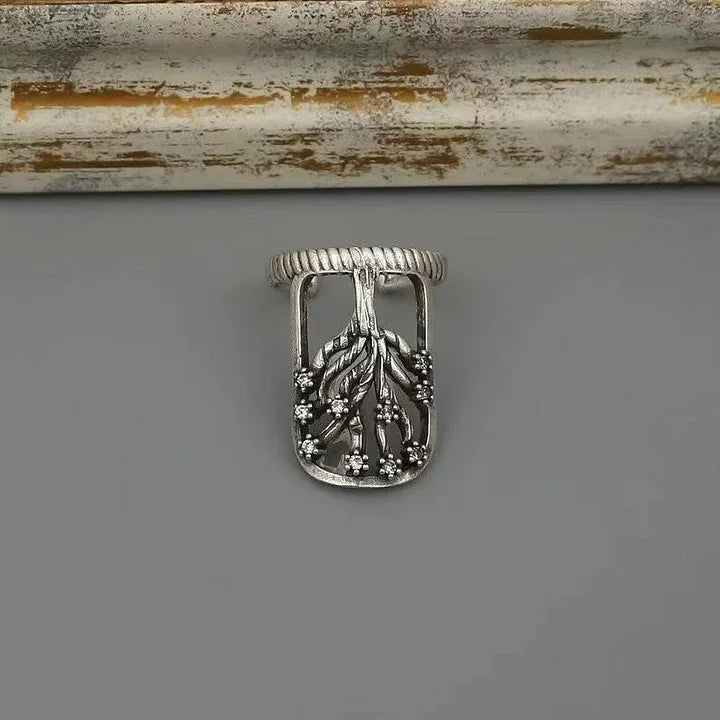 Marinan - Juego de Anillos Ajustables Para uñas Boho -4 Unidades
