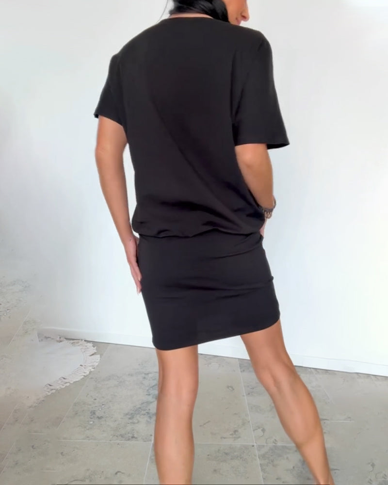 Ulrika - Minivestido De Manga Corta