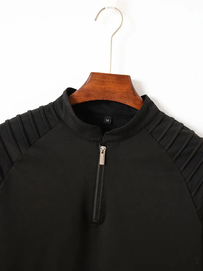 Linwood  - Manga Larga Polo Camisa Con Cremallera