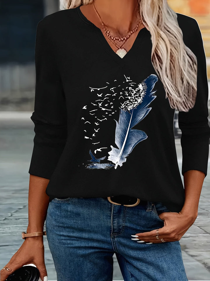 Amandine - Camisa De Verano Con Cuello en V a La Última