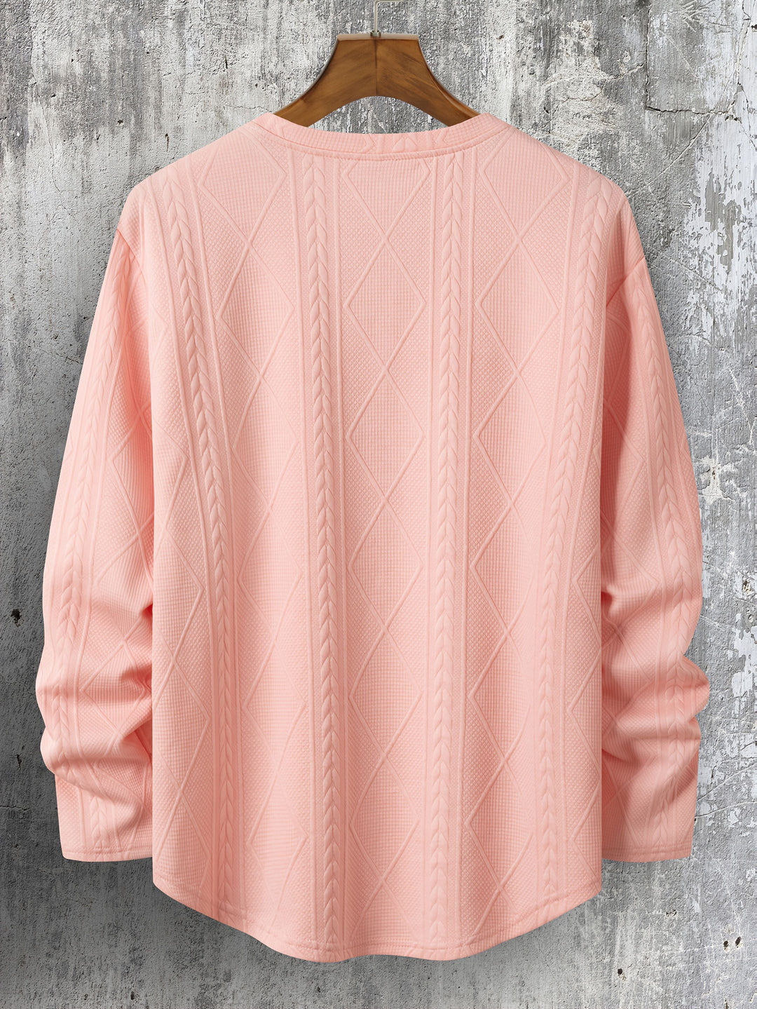 Lyman - Sudadera Con Capucha y Manga Larga Con Estampado Geométrico