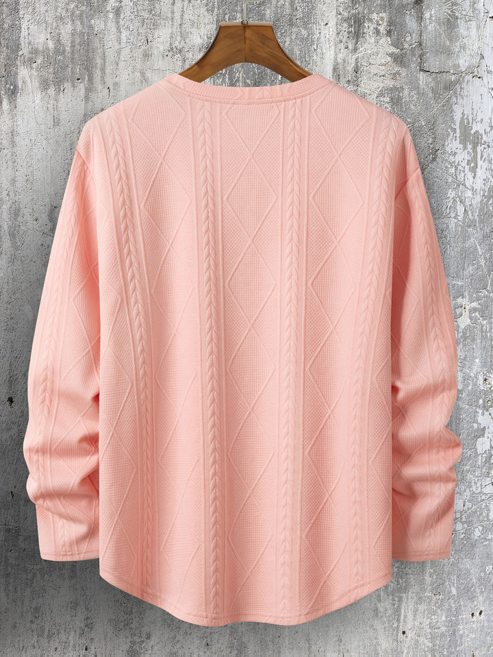 Lyman - Sudadera Con Capucha y Manga Larga Con Estampado Geométrico
