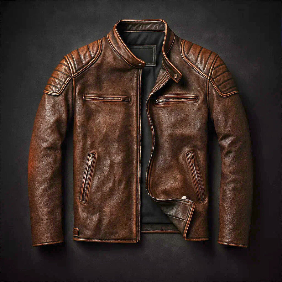 Samer - Chaqueta De Cuero De Primera Calidad