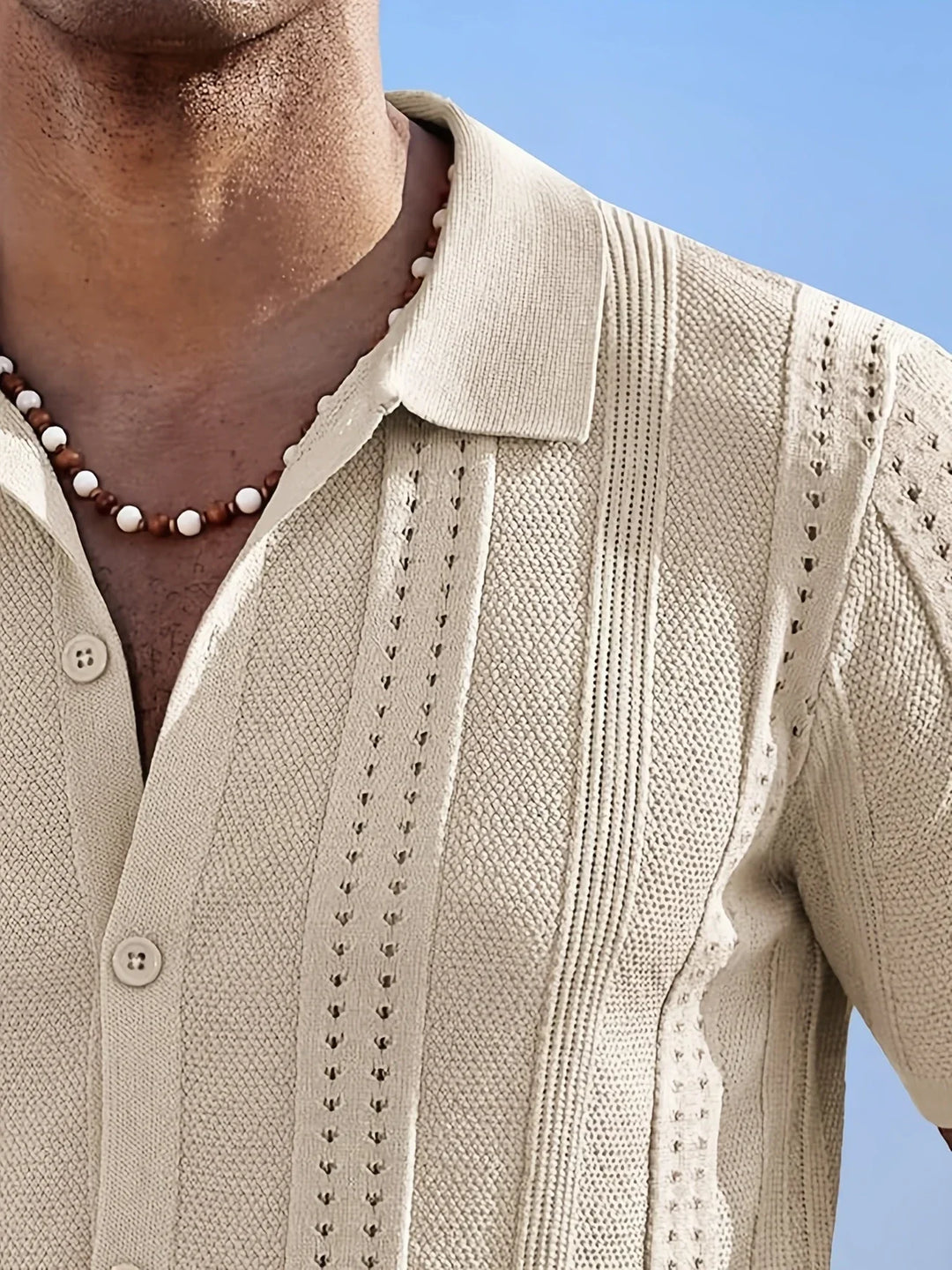 Semyon - Camisa De Punto Con Estampado Intrincado a La Moda