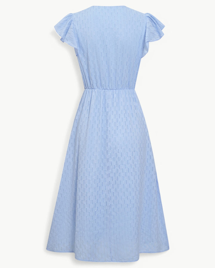 Julieta - Vestido Midi Con Mangas Con Volantes