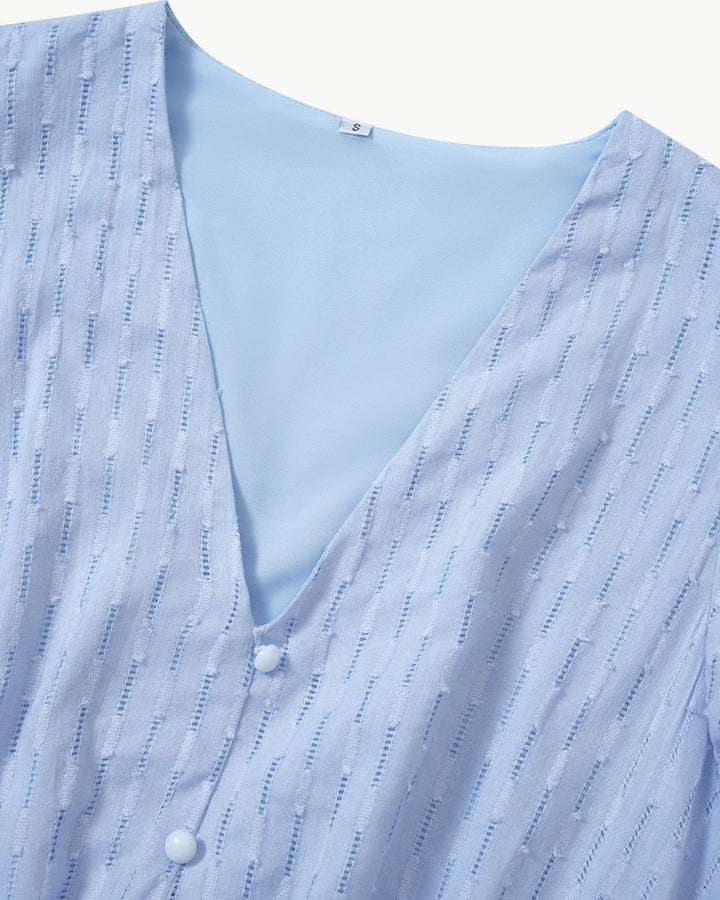 Julieta - Vestido Midi Con Mangas Con Volantes