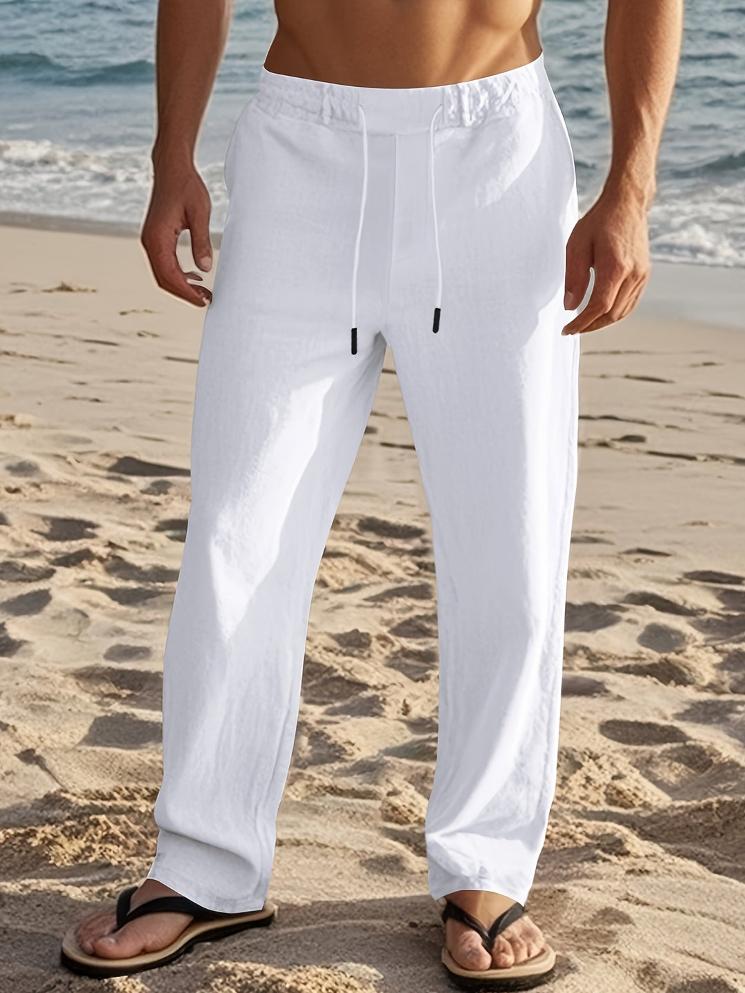 Erikas - Pantalones Cómodos De Lino