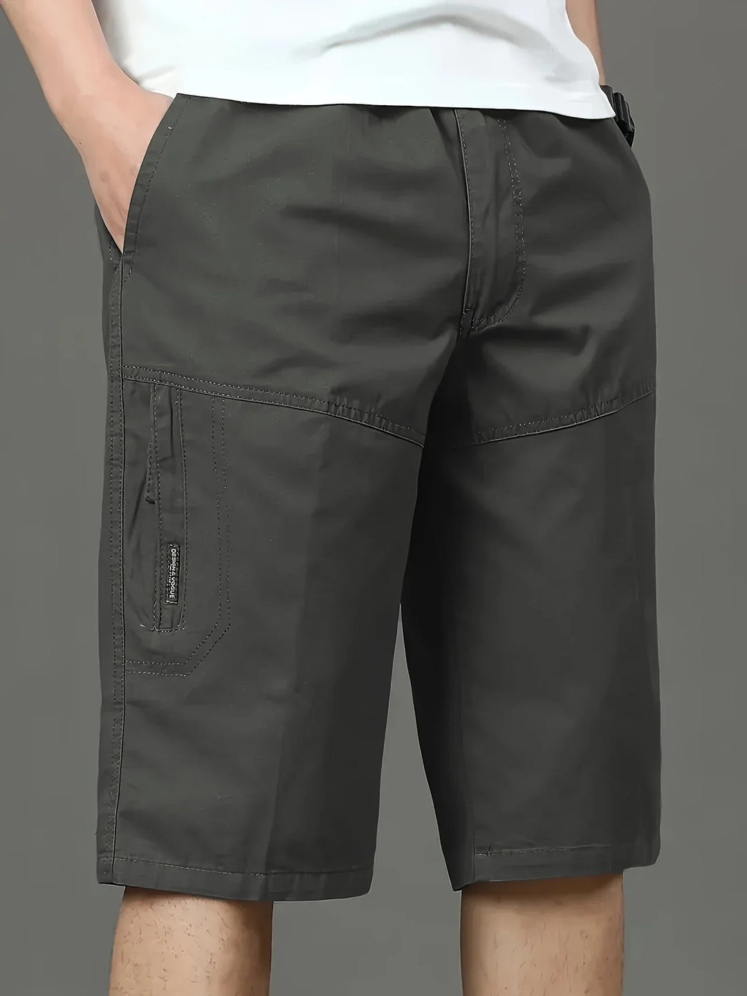 Stepan - Pantalones Cortos Carga Transpirables y Con Múltiples Bolsillos
