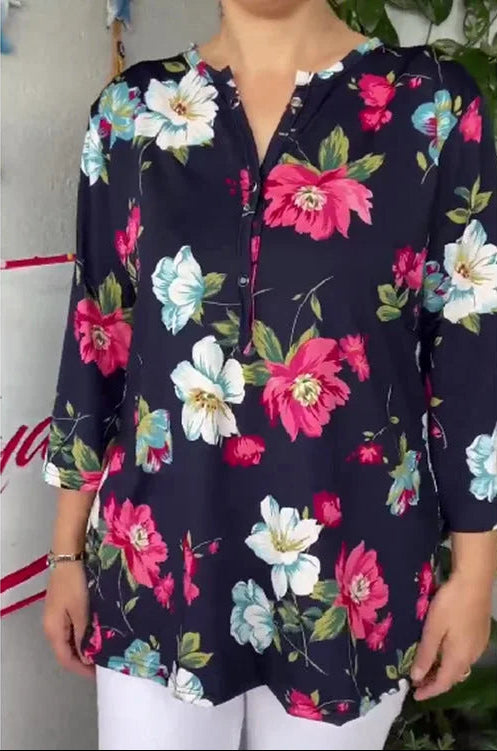 Nahikari - Cómoda Túnica De Verano Con Estampado