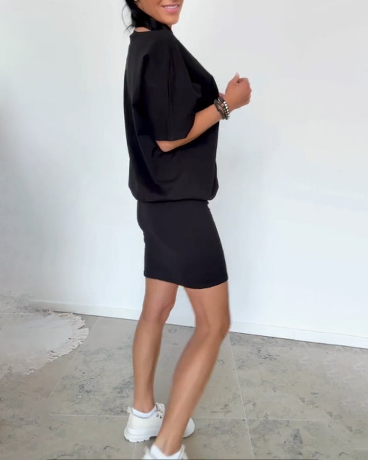 Ulrika - Minivestido De Manga Corta