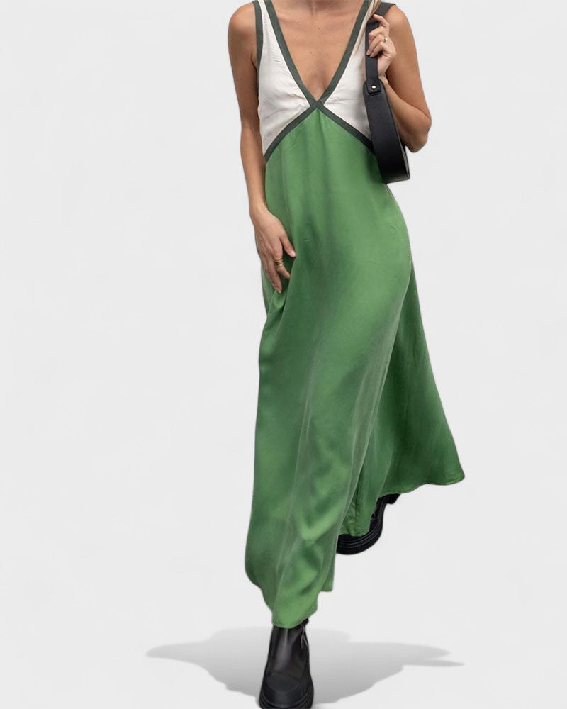Vida - Elegante Vestido Largo Sin Mangas