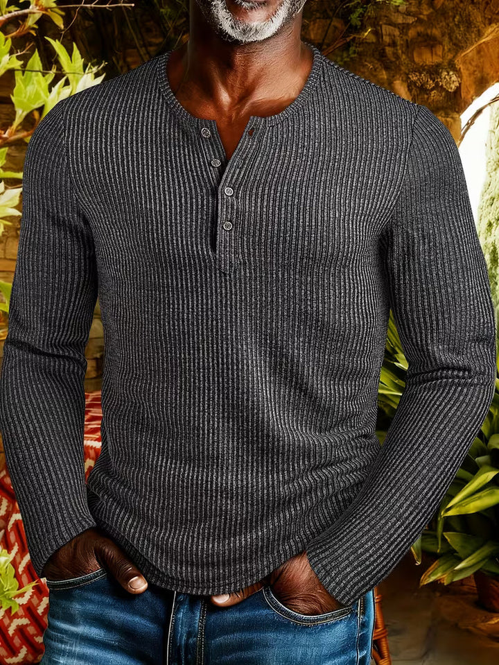 Afonso - Camisa Henley De Invierno Resistente