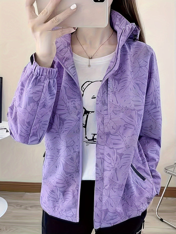 Joana - Chaqueta Estampada Cortavientos