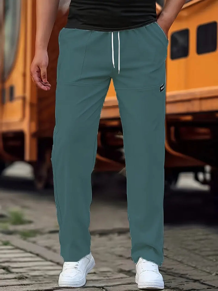 Travys - Pantalones Deportivos Informales Con Bolsillos
