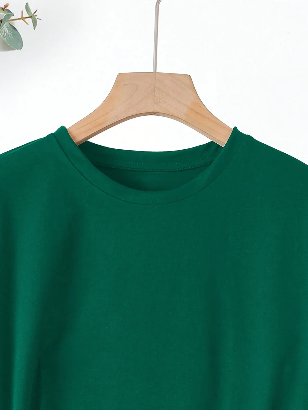 Larson - Informal Manga Corta Camiseta Con Estampado De Corazones