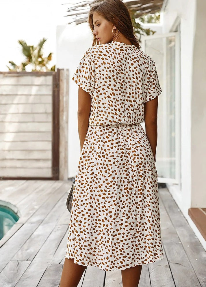 Carine - Vestido Con Cuello En V