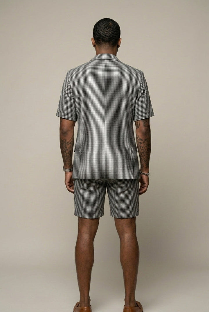 Jairald - Traje De Dos Piezas a Cuadros