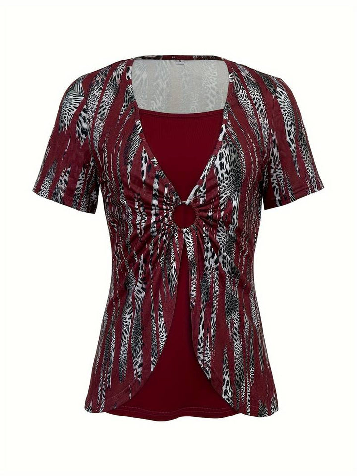 Nairy - Camiseta Informal Estampada