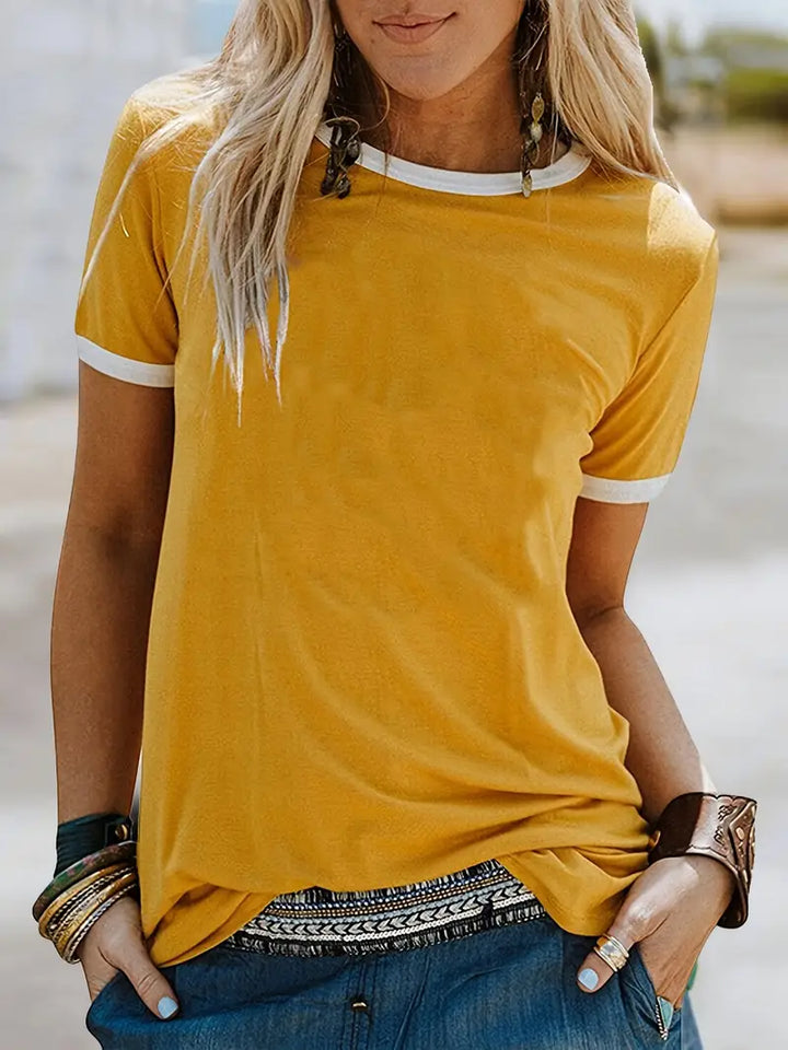 Kisara - Camiseta Informal De Manga Corta